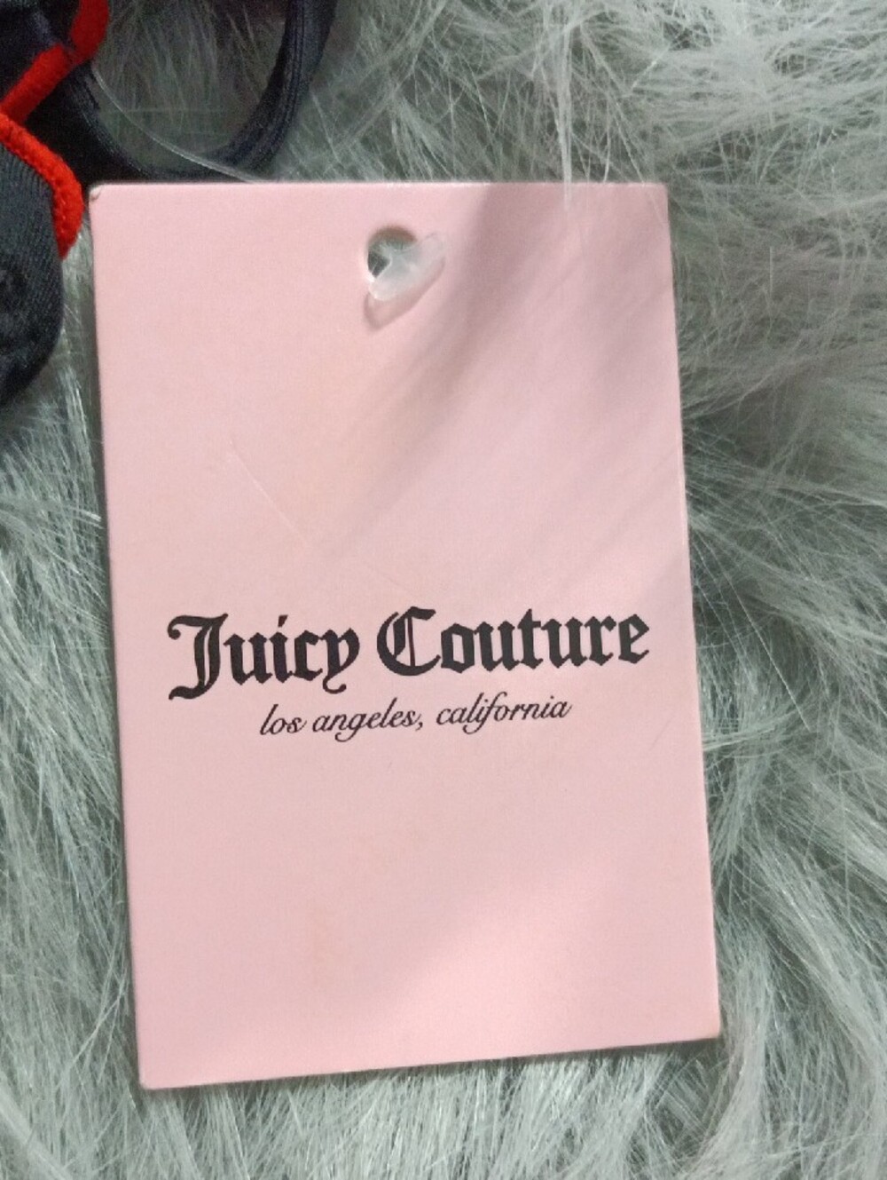 Juicy Couture Black Bikini with Red Trim and Cherry Patch - Picture 9 of 10